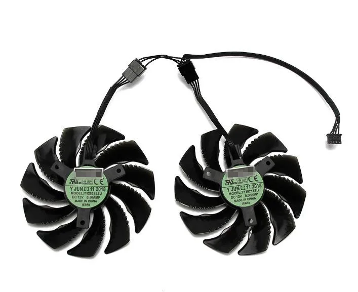 88MM T129215SU PLD09210S12HH Video Card Fan Cooler for GIGABYTE GTX 1050 1060 1070 Ti GV-RX570 580 AORUS RX 470 480 R9 380X Fan