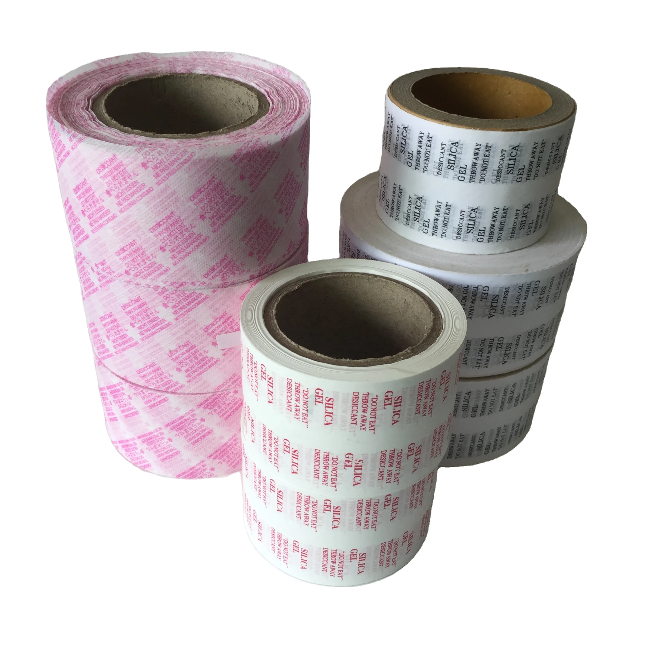 Non Woven Wrapping Silica Gel Packaging With Print Desiccant Paper Desiccant Wrapping Paper