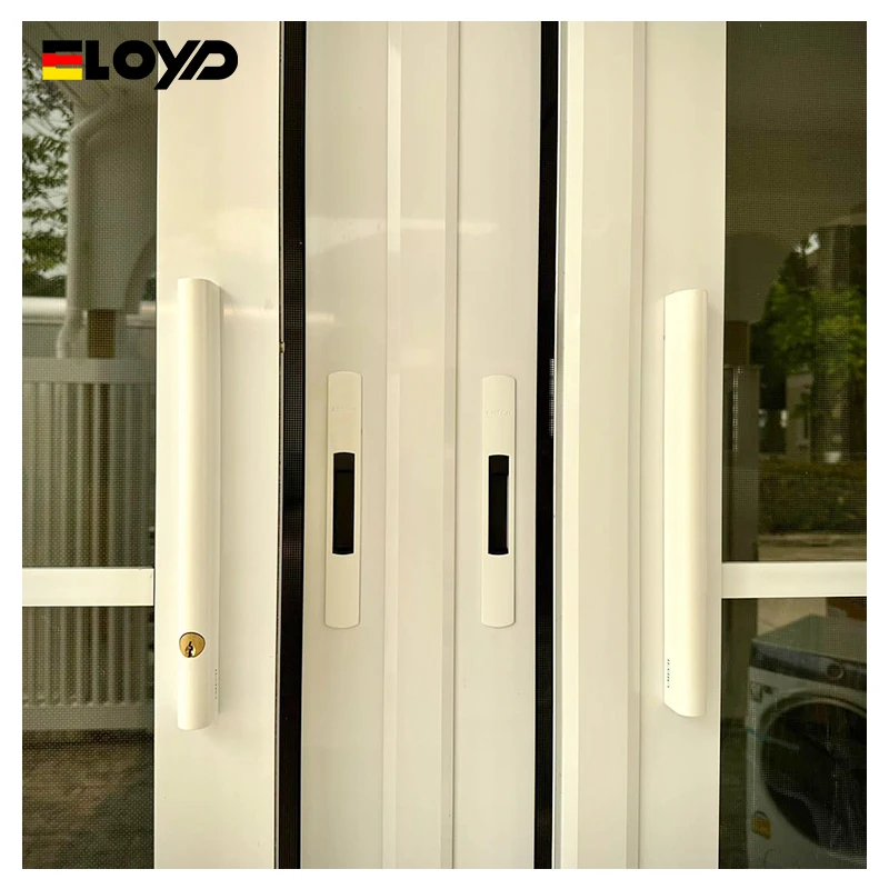 Eloyd High Quality Balcony Aluminum Sliding Glass Door Exterior Patio Medium narrow Sliding Glass Doors