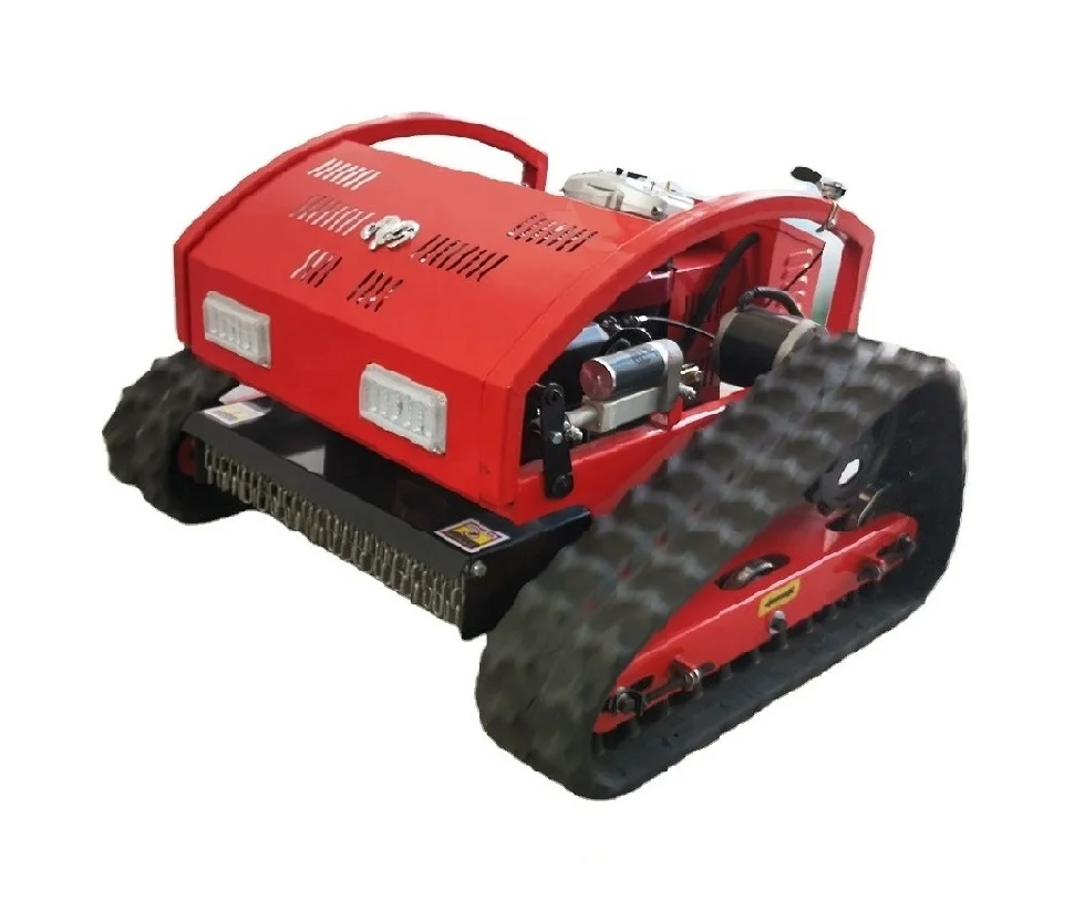 Premium Heavy Duty 7.5 HP Electric Start 550mm Cutting Width Petrol Powered Remote Controlled lawn cutting machine