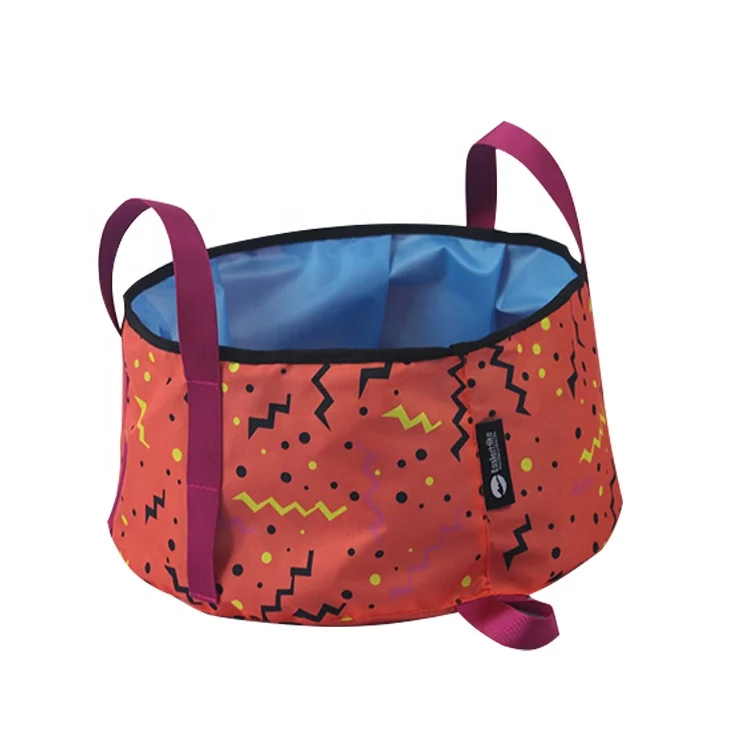 Outdoor Travel Folding Water Basin And Bucket Collapsible Wash Basin Foot Basin