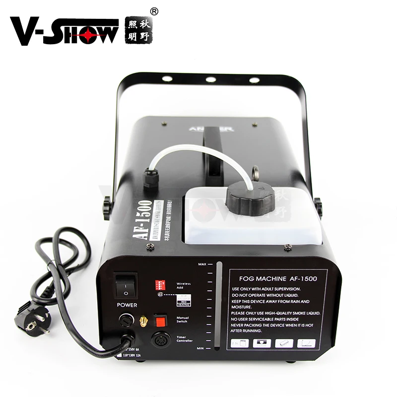 VSHOW AF1500 High power 1500w heater fogging machine chemical fog machine smoke for party