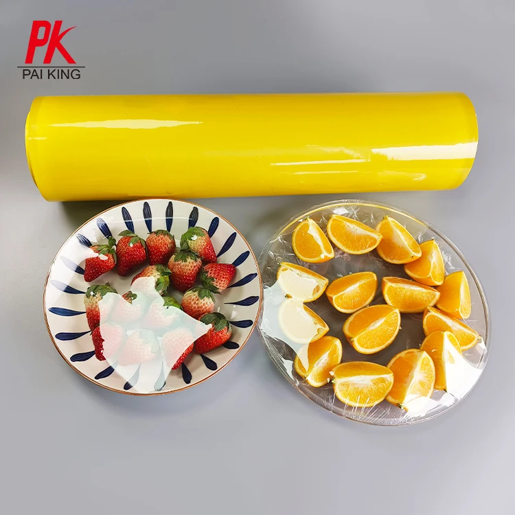 Cling Film PVC ROLL Food Grade Anti-fog Fresh Keeping Packaging Wrap Roll Cling Film Jumbo Roll for Supermarket Packing Food