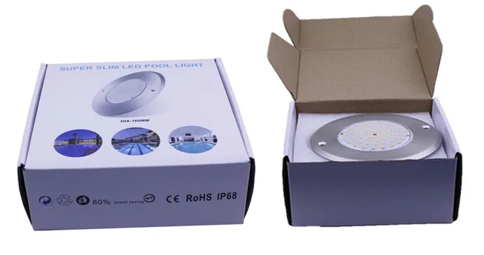 35 Вт Rgb 12 В тонкое плоское освещение для бассейна Ip68 подводная лампа 316ss светодиодное под водой Piscina