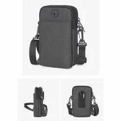 Mens crossbody travel messenger bag passport single shoulder bag