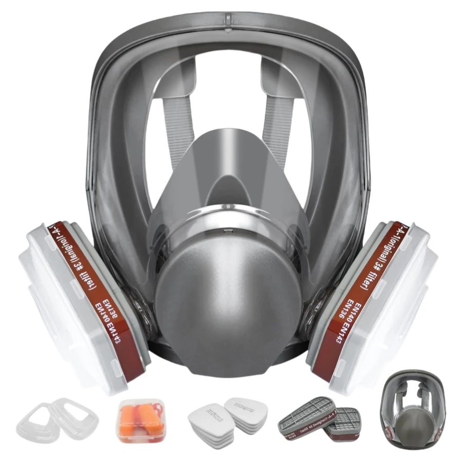 Respiratory Protection Full Mask 6800 Gas Mask Respirator Silicone CE Blue Fast Delivery Mold Silicone Dust Silicone Virus