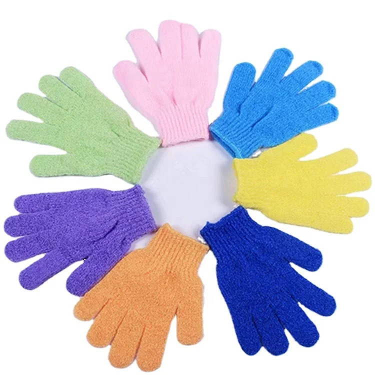 Five fingers hand bath cloth creative nylon exfoliating rub wholesale general