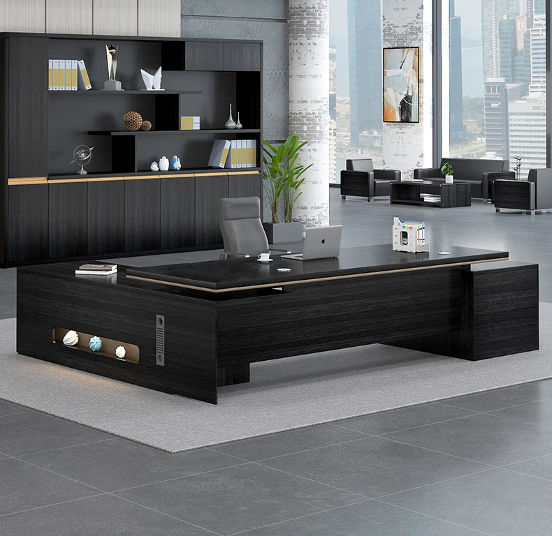 Высококлассный современный офисный современный высокотехнологичный офисный стол l-образной формы