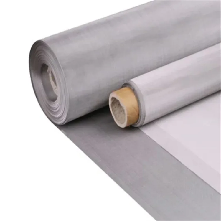 High quality Qualified Plain Weave Woven Stainless Steel Wire Mesh Screen