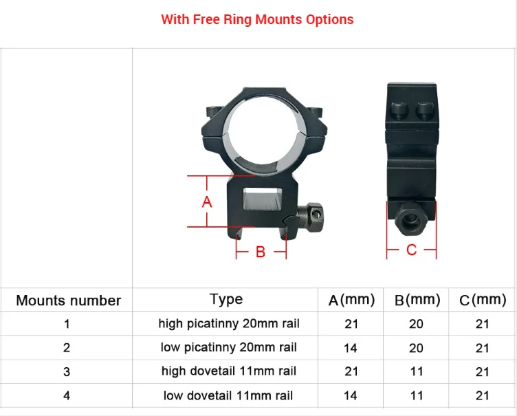 HI 8-30X50SF SFP Miras Telescopicas Para Rifles PCP Air Gun Hunting with free Picatinny Ring Mount