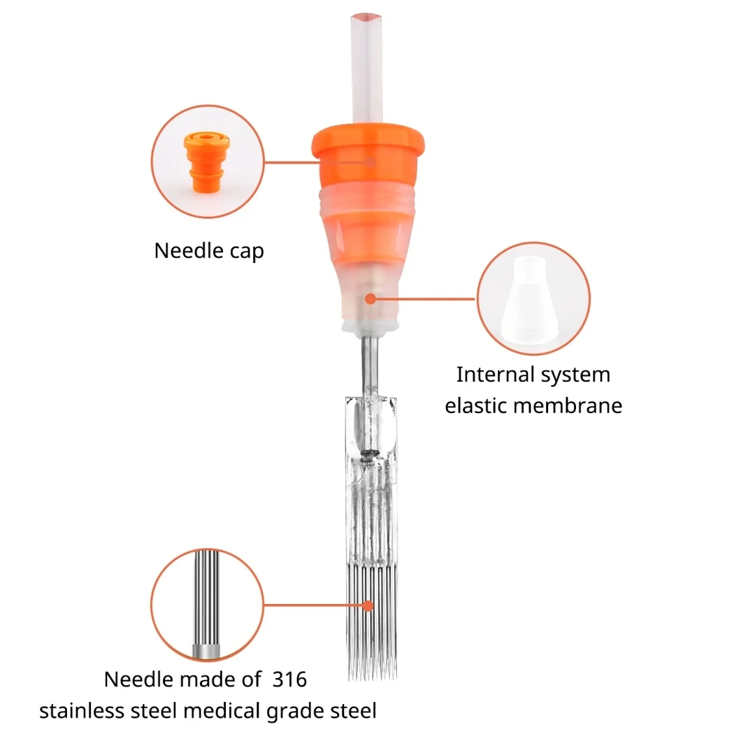 Wholesale High Quality Tattoo Cartridge Needle With Silicone Finger Cot Tattoo Equipment