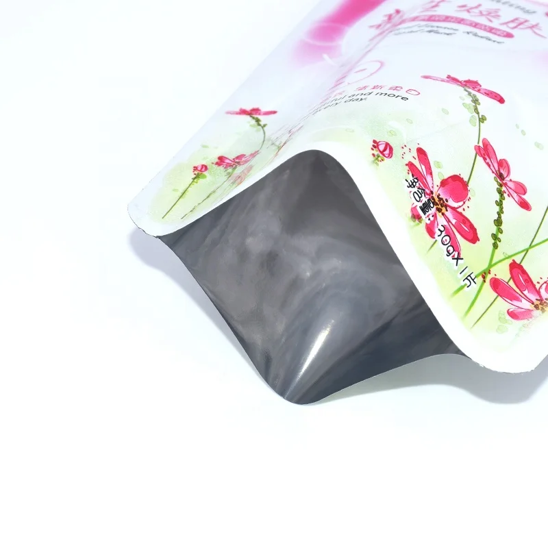 Wholesale Smooth Clear Surface Soft Hand Feeling Pink Facial Mask Packaging Pouch