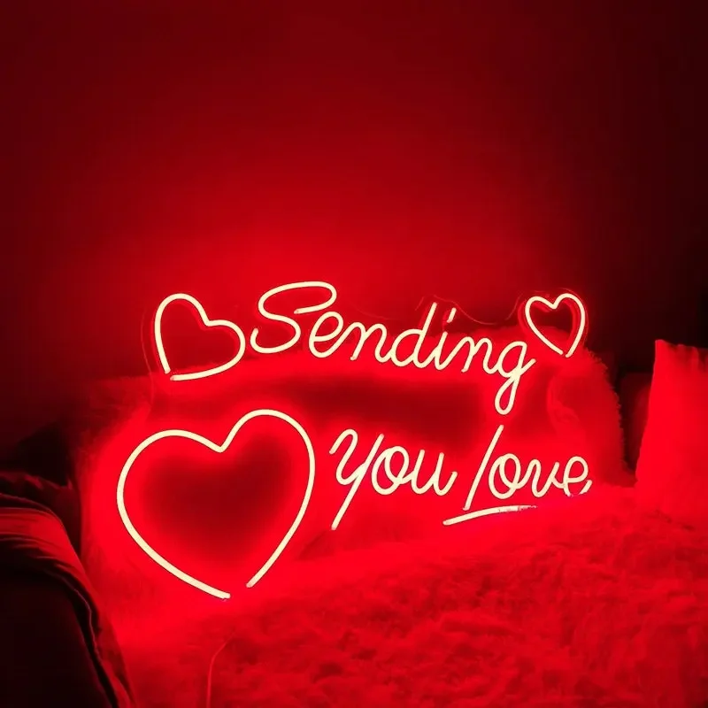 Wholesale flexible custom neon light acrylic rgb lights wedding neon letter led its love neon sign for decorations