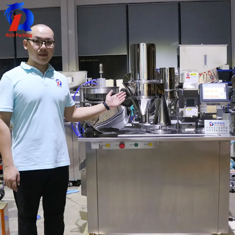 3 Years Warranty Manual Semi Automatic Capsule Filling Machine Capsule Filler Machine For Powder Pellet