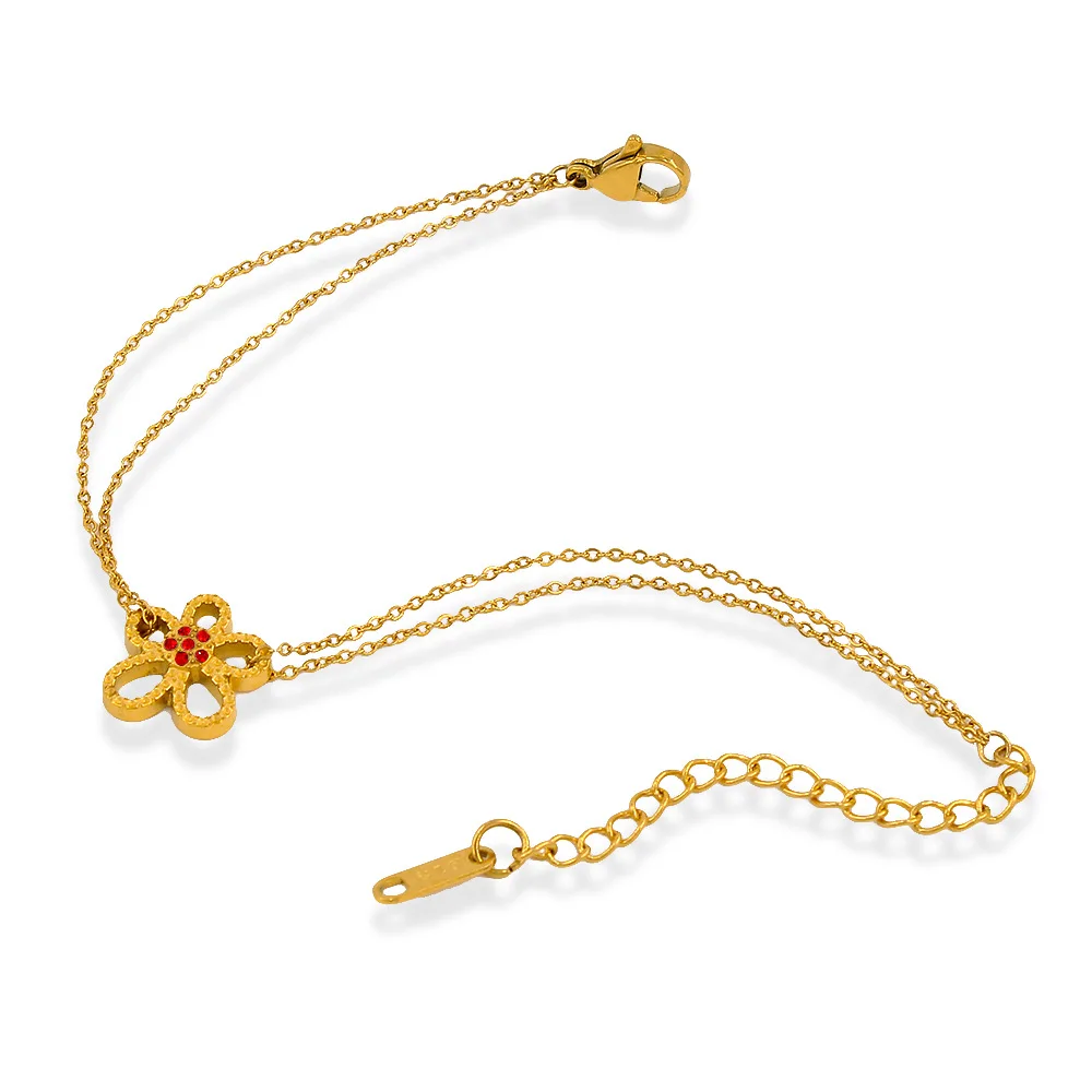 Sweet Flower Fashion Jewelry Necklaces Stainless Steel Jewelry Factory Price Necklace Cute Flowers Pendant Necklaces for Gift
