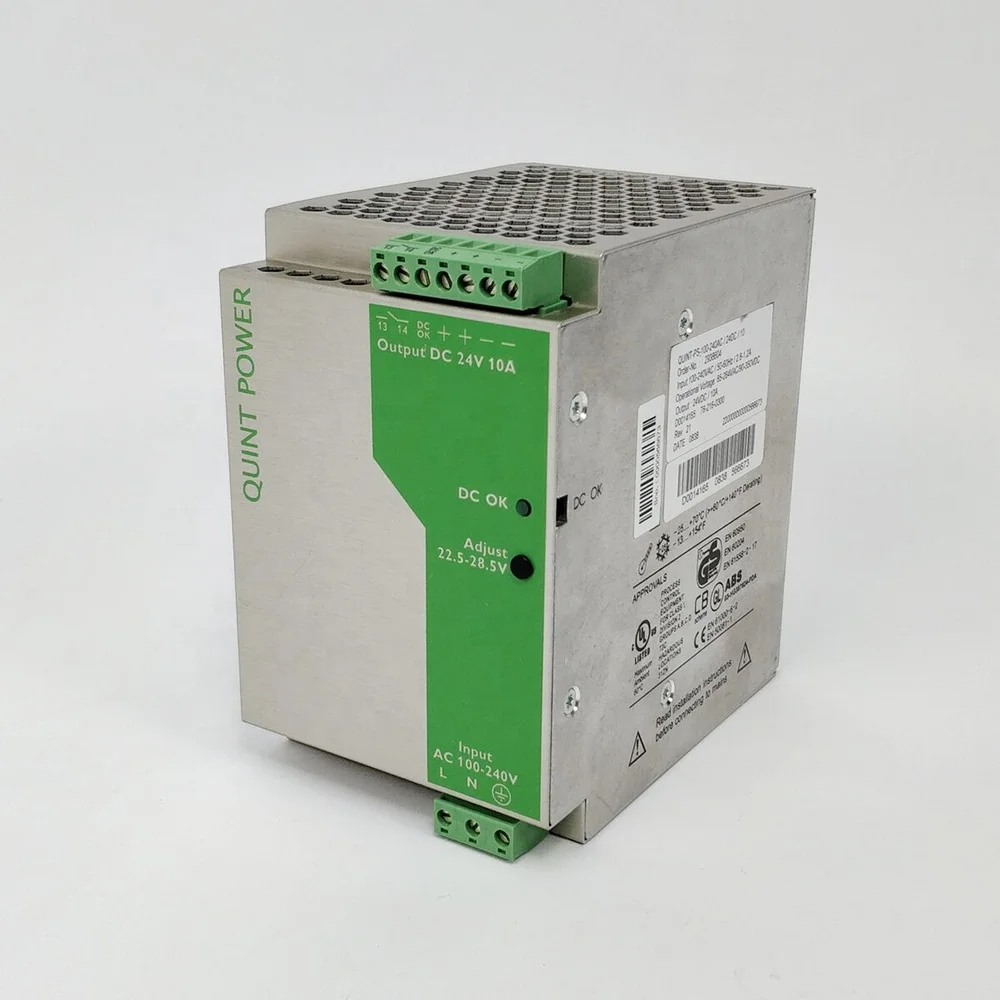 2938604 QUINT-PS-100-240AC/24DC/10 QUINT POWER 24VDC/10A For Phoenix Switching Power Supply Fast Ship Works Perfectly