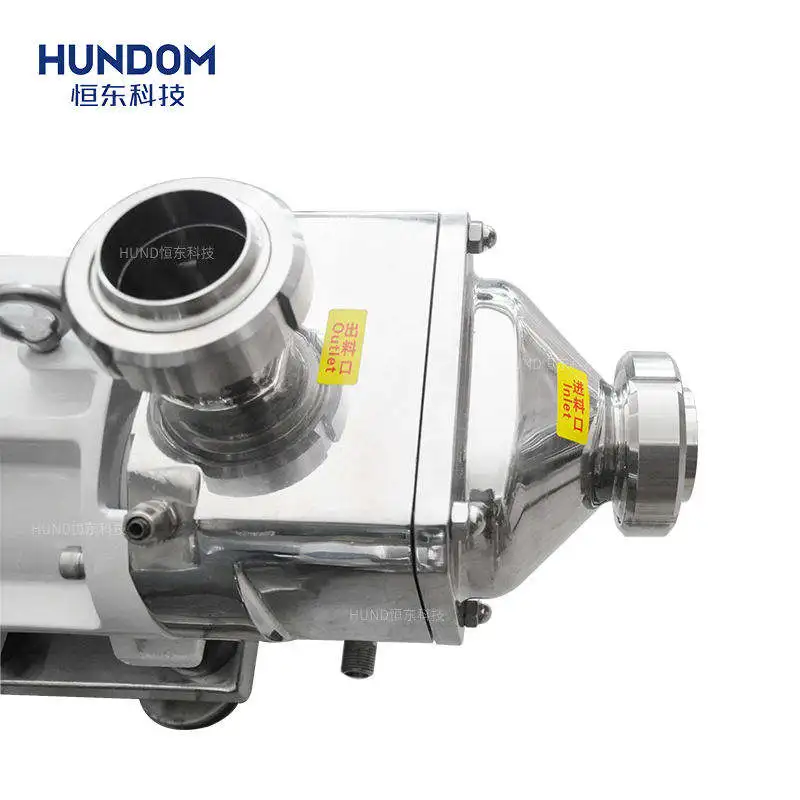 Food Grade Stainless Steel High Viscosity Cheese Transfer Pump Twin Screw Pump