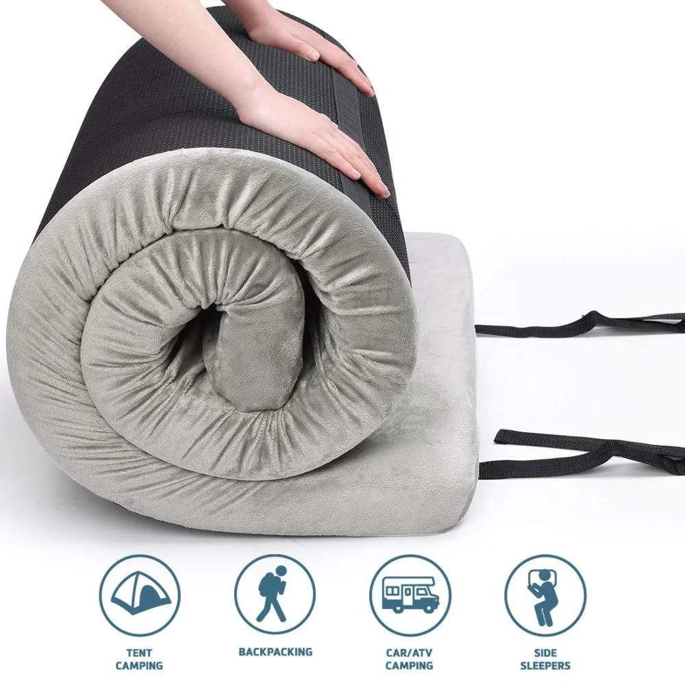 
2019 best outdoor waterproof ultralight folding sponge portable travel kids sleeping pad foldable memory foam camping mattress 