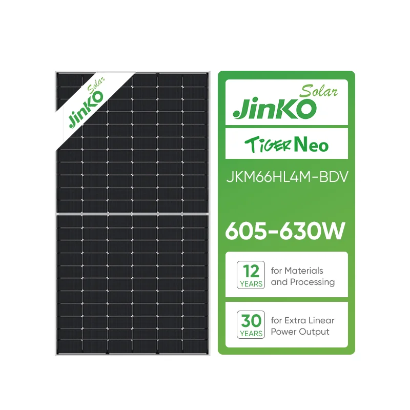 Солнечная панель Jinko Tiger NEO N-type TOPCON 630W 605W 610W 615W 620W 625W Bifacial солнечная