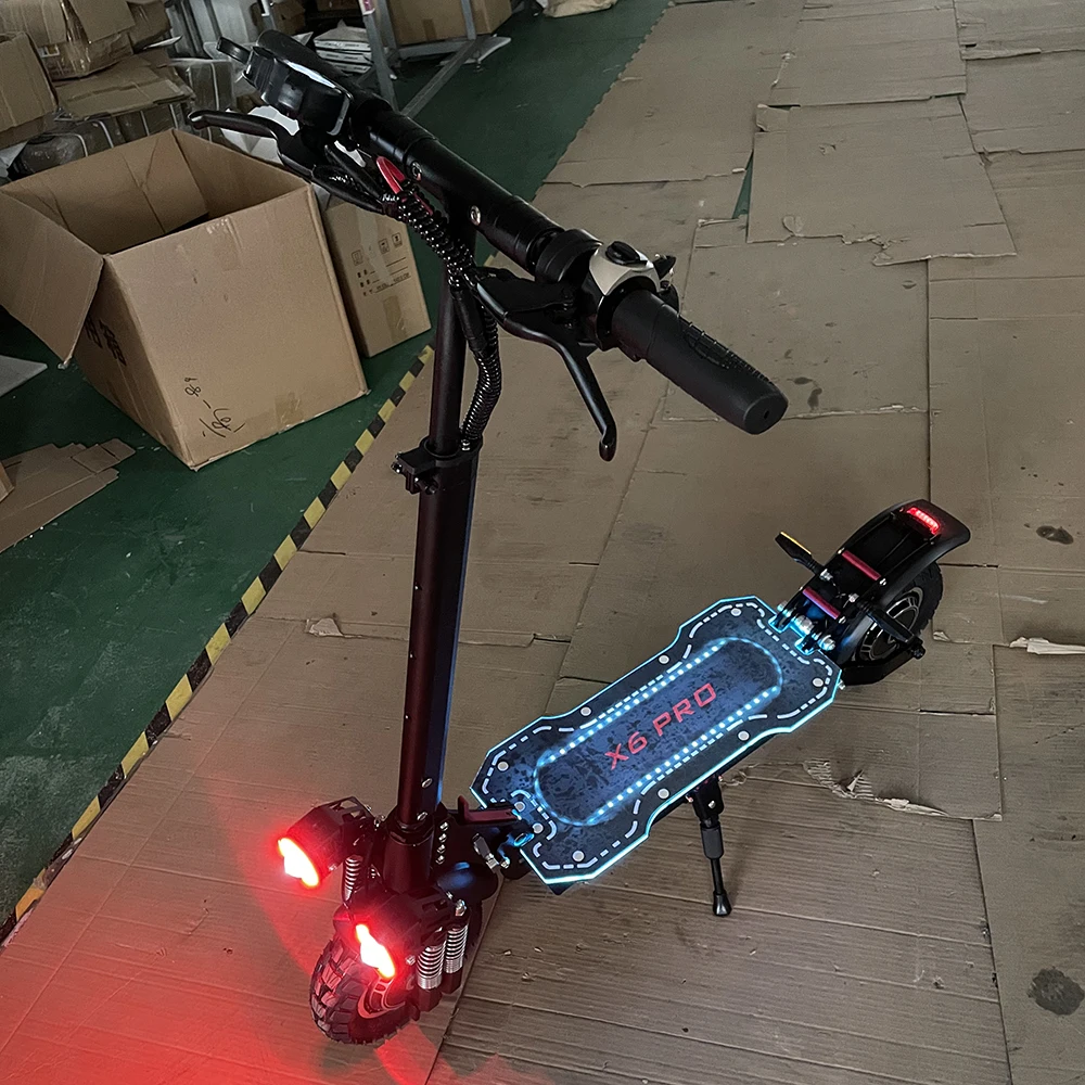 NEW Dual motors X6PRO adults electric scooter VICAN 48V 2400W long range off road electric scooter