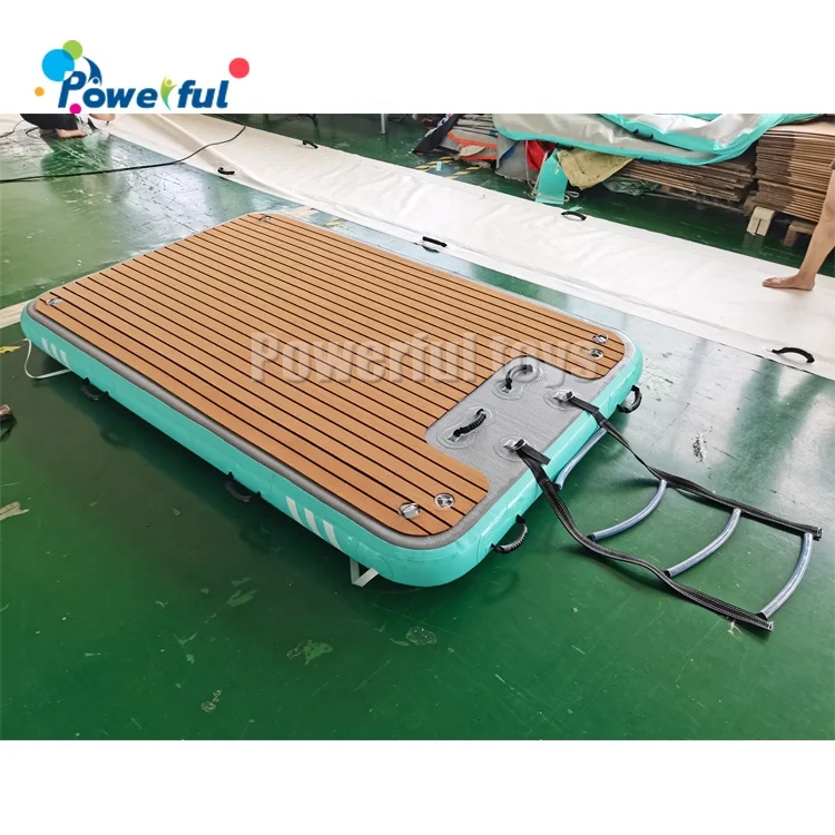 inflatable floating jet ski Motorboat seabob E  pontoon bridge platform dock