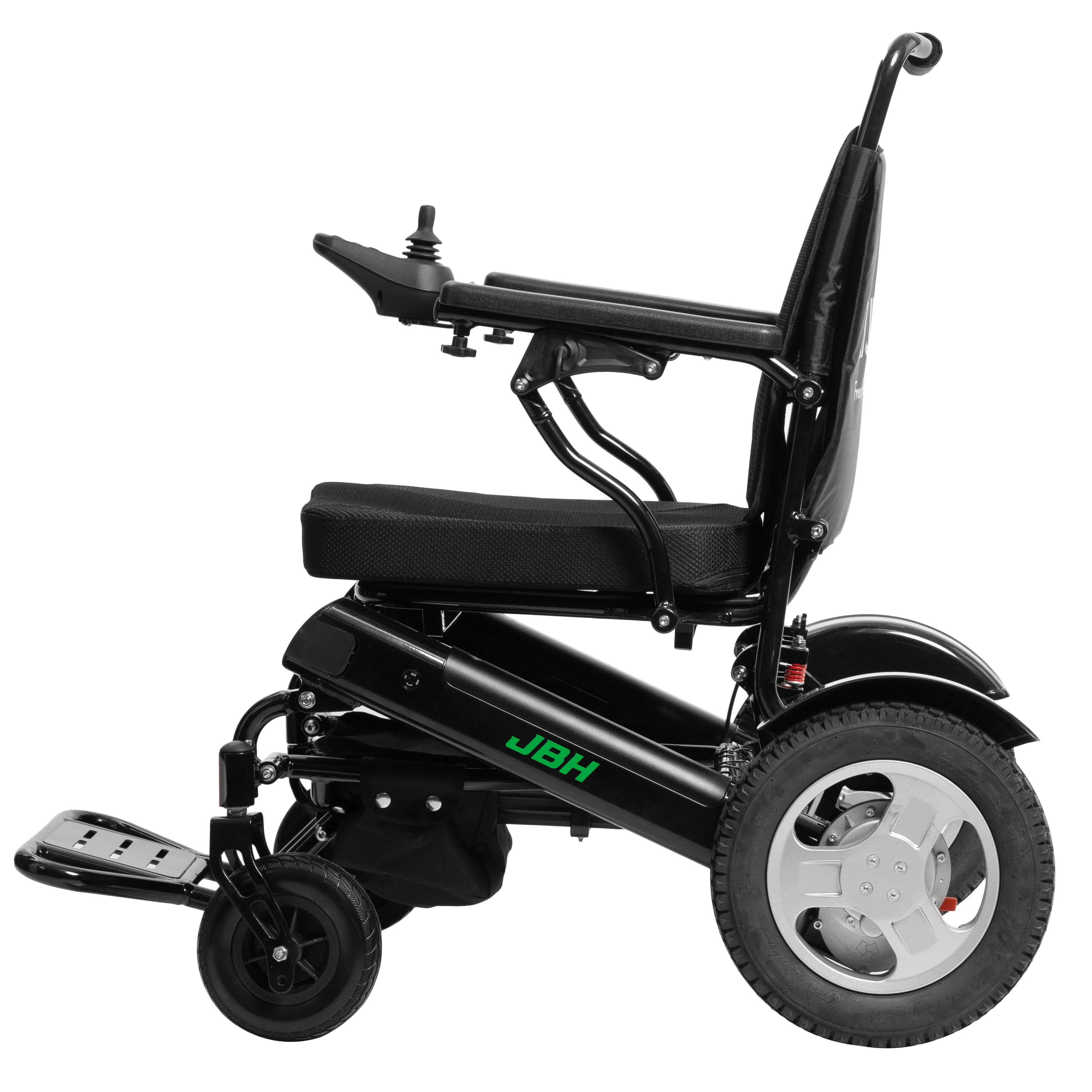 Joystick control folding electric wheelchair for elderly people and the disabled