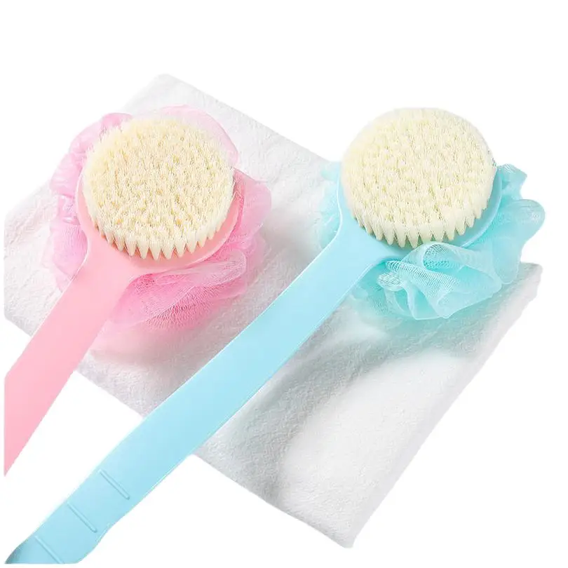 Bath Brush Sponge brosse de bain en silicone exfolie te pour corps Wholesale Scrub Flower Dog Double-Sided Bath Ball Inner Tray