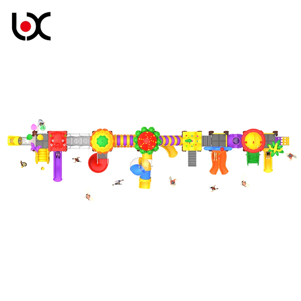Outdoor amusement equipment Preschool school community plastic large outdoor slide