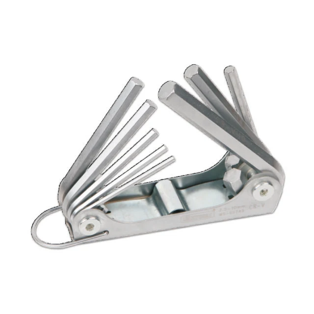 8 Piece FOLDABLE INNER HEX KEY Set