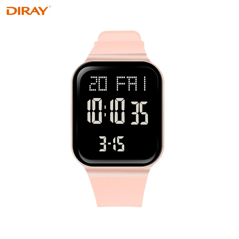 Factory wholesales fashion wrist waterpoof luminous custom calendar sport digital watch for men