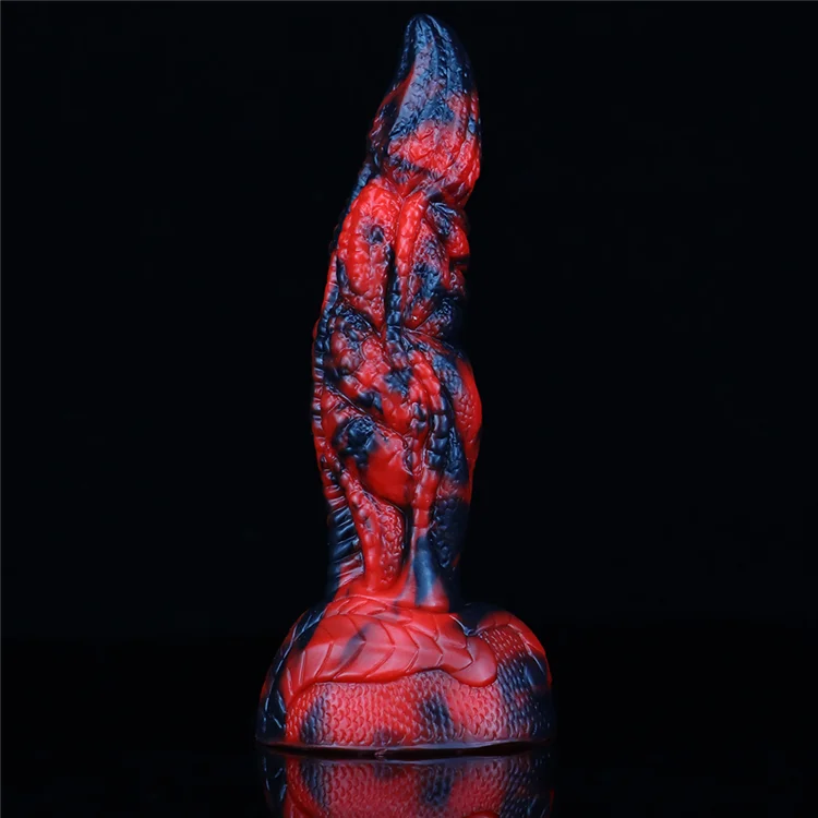 Alien Monster Dildo Double Stimulation Anal Mixed Color Liquid Silicone Dildo For Man Woman Couples