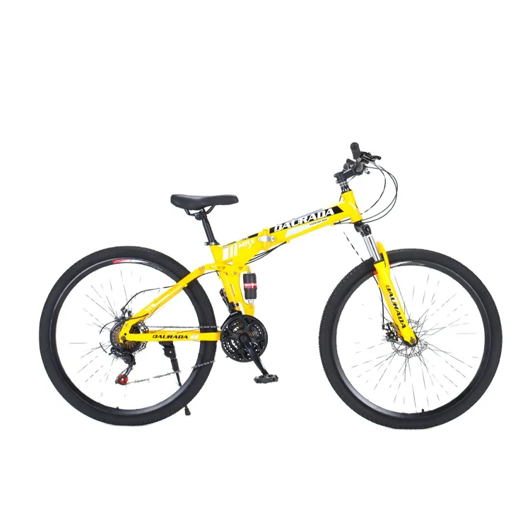 Велосипедный складной велосипед, 24 дюйма, 21 скорость, дисковые тормоза Daurada, стальная рама