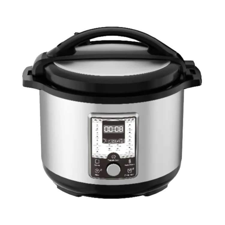 High Quality 6L Stainless Steel Electric Pressure Cooker Commercial/ Household Use LED Display Aluminum Inner US CB Certified