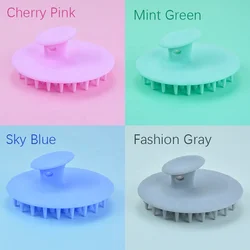 Hot Sale Hair Scalp Comb Shampoo Brush Soft Silicone Scalp Massage Shampoo Hair Brush