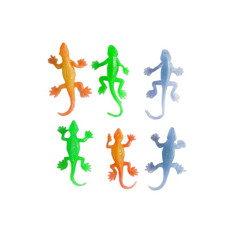 gecko toys for kids toddlers lizard kit artificial model reptile animal figures realistic educational toy children wall crawler