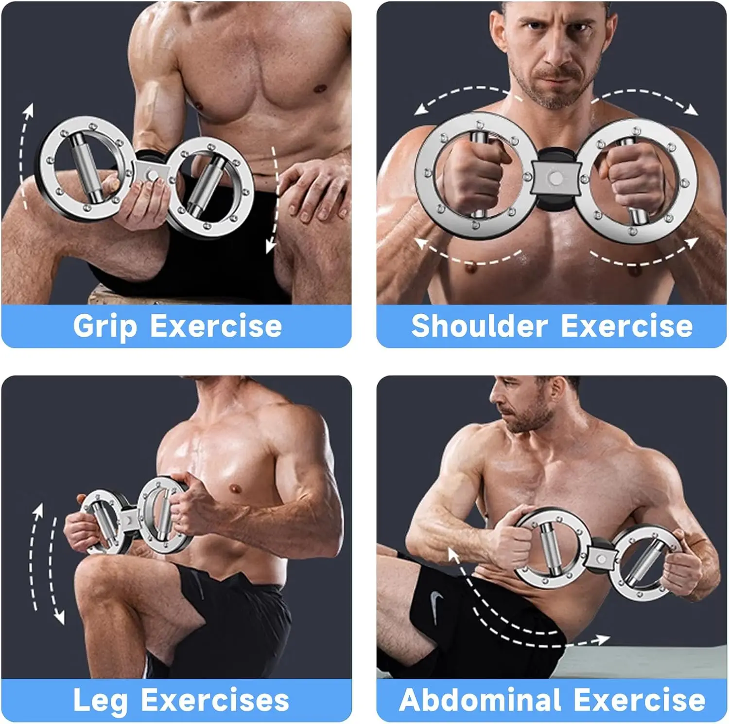 Multifunctional Spinning Burn Rotator Machine 360 Degree Rot for Forearm Trainer