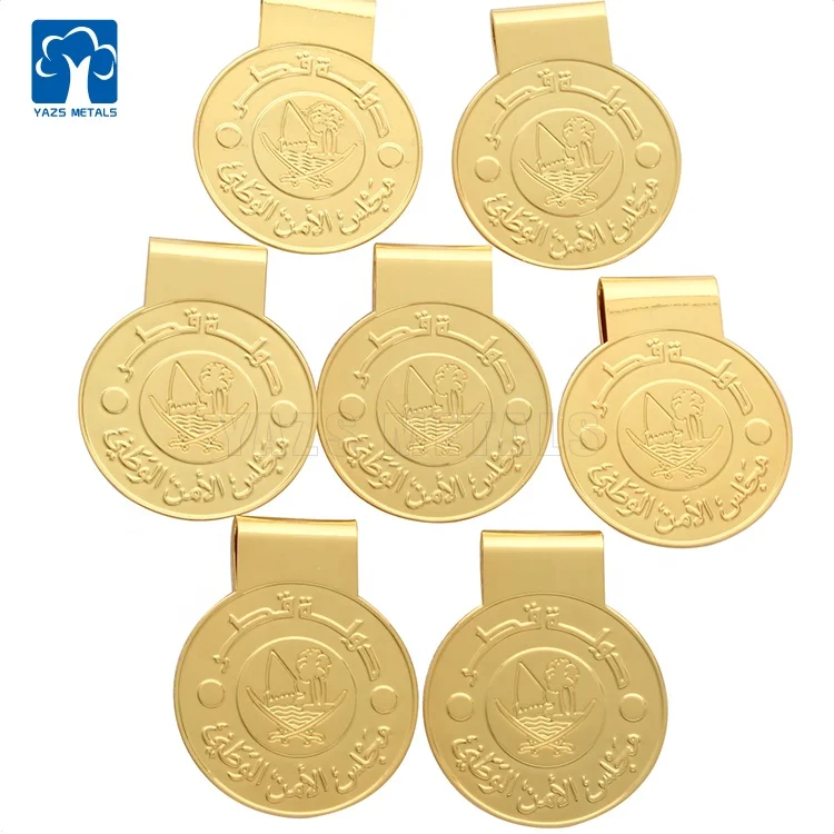 gold souvenir gift money clip