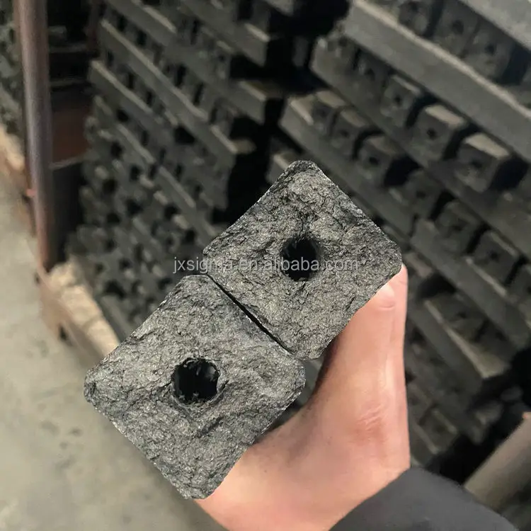 Original white ash smokeless new green panda bamboo charcoal shisha