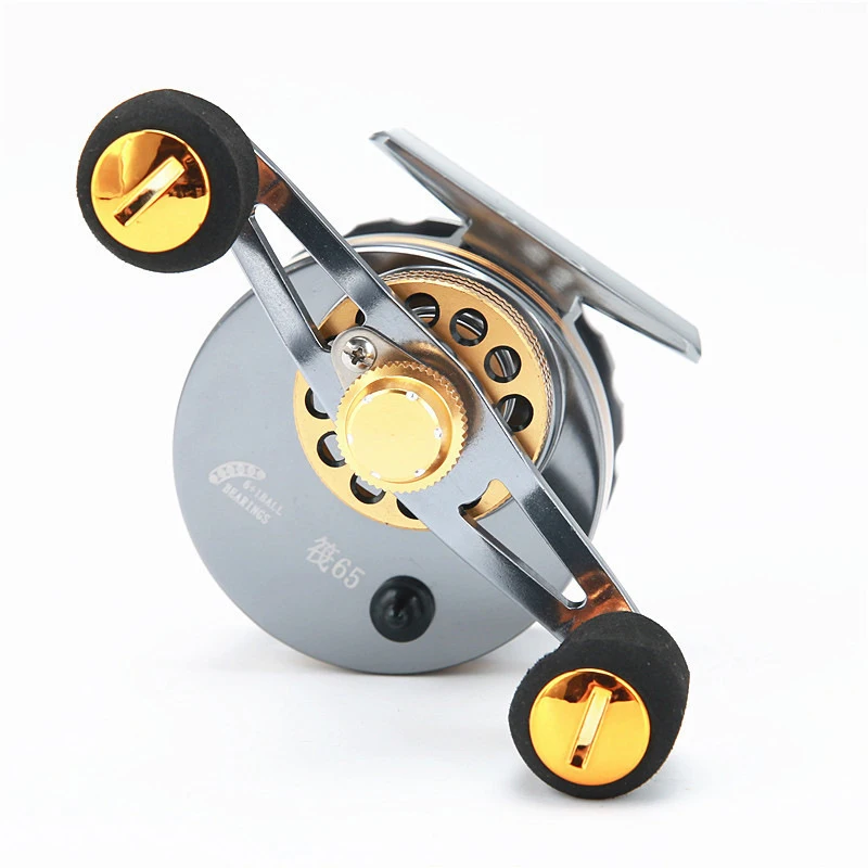 Wholesale New coming 6+1BB Full Metal cover high quality raft fishing reel aluminum ice fly fishing reel