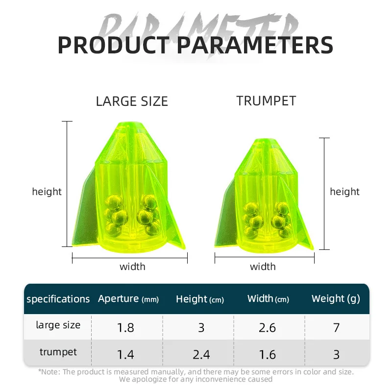 OEM 24mm 30mm Plastic Catfish Rattles Fishing Catfish Rig in Line Rattle Spinners Attractants