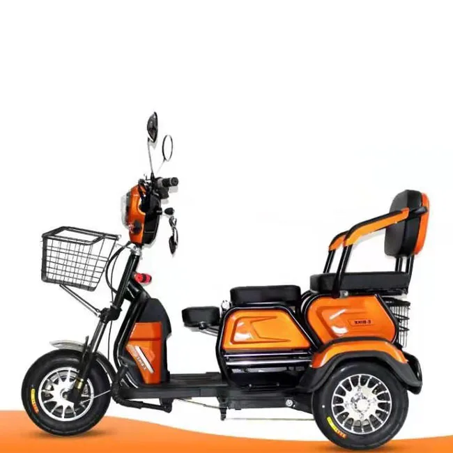 Оптовая продажа из Китая 600W 36V Электрический взрослый трехколесный велосипед Электрический трехколесный велосипед с 3 колеса