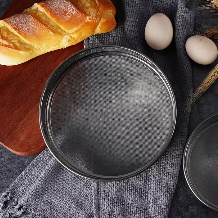 Customized 10 20 50 100 Micron flour sieve  Wire Mesh ,Perforated Metal Sifters Lab Test Sieve