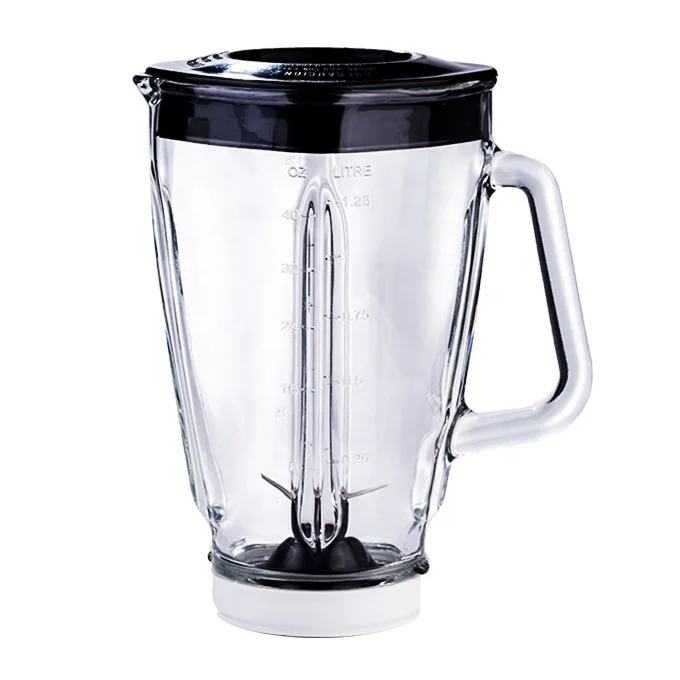 Maker Glass Factory vasos de licuadora blender glass with blender gear blade base replacement blender parts for mixer glass jar