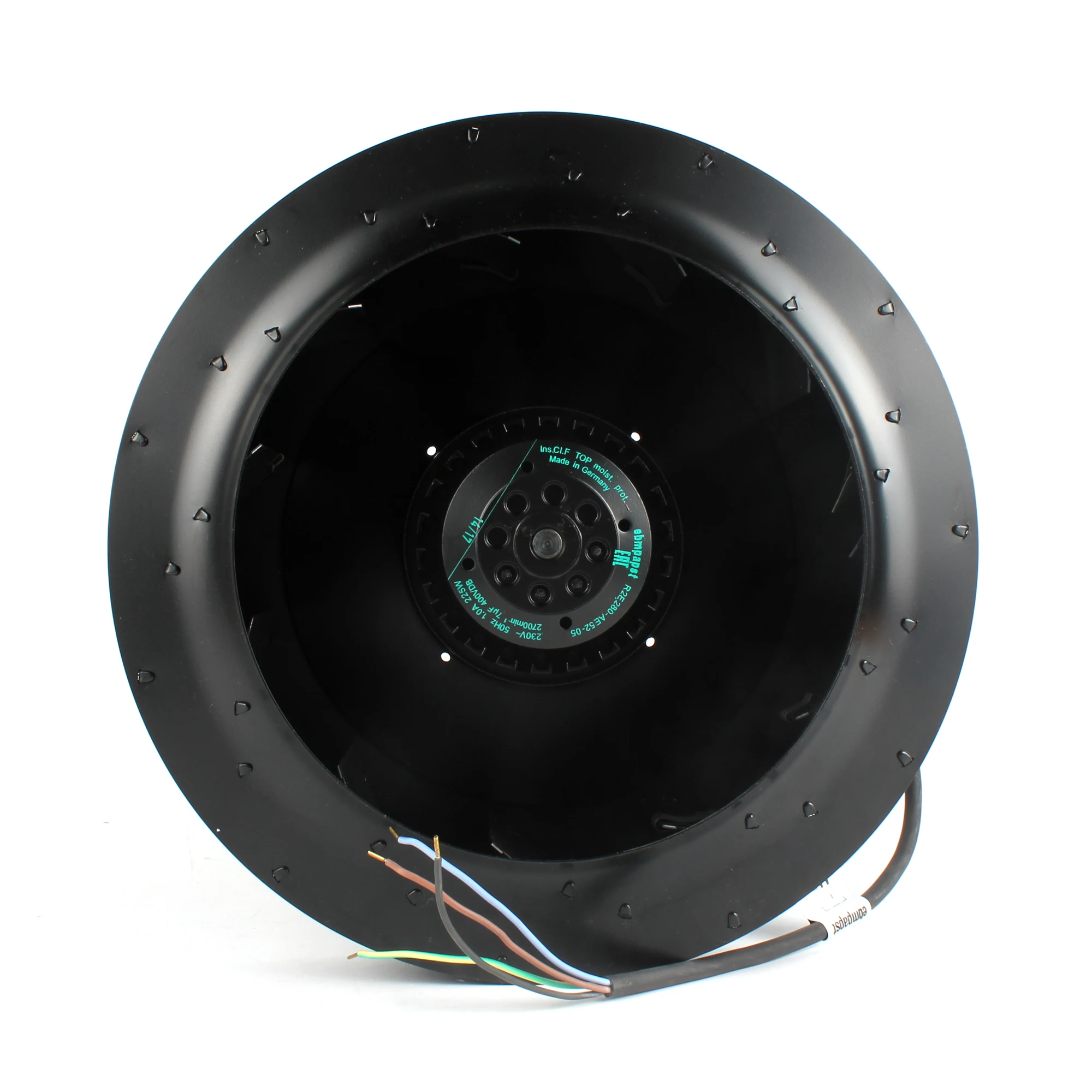 Импорт R2E280-AE52-05 ac230V 220v vacon AB инвертор FFU purificatio назад изогнутый одиночный вход центробежный вентилятор