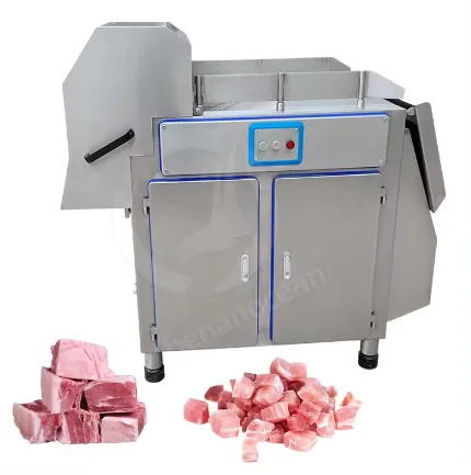 Automatic Commercial Fresh Chicken Duck Portin Meat Cube Dicer Cutter Fish Meat Cuber Machine with Bone