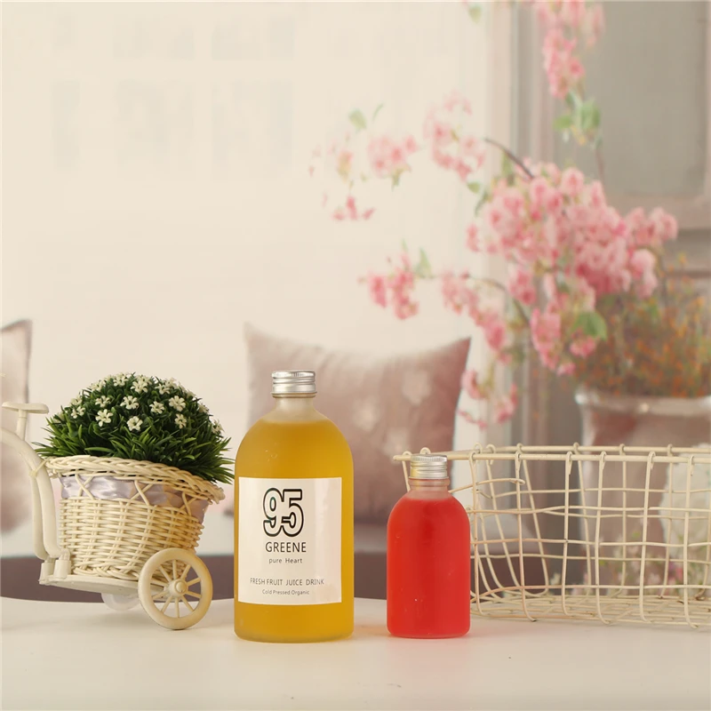 
High Quality Factory Beverage Bottle 300Ml Smoothie Bottle 500Ml Pet Juice Bottle 