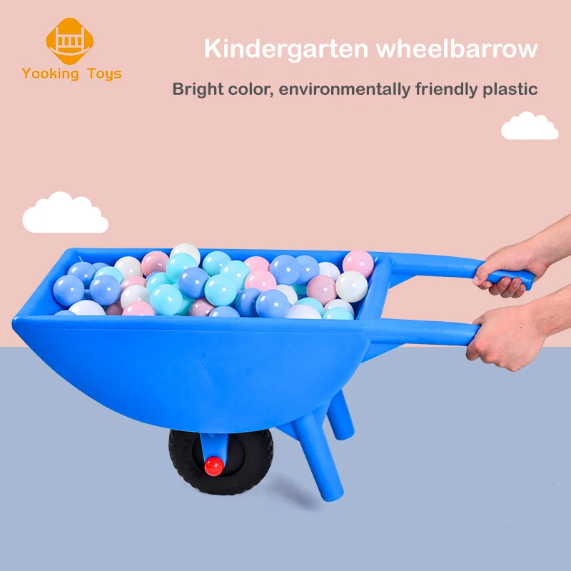 2022 Popular Kids Baby Toys Educational Games Education Toy Kindergarten wheelbarrow Balanced Trolley Single Wheel