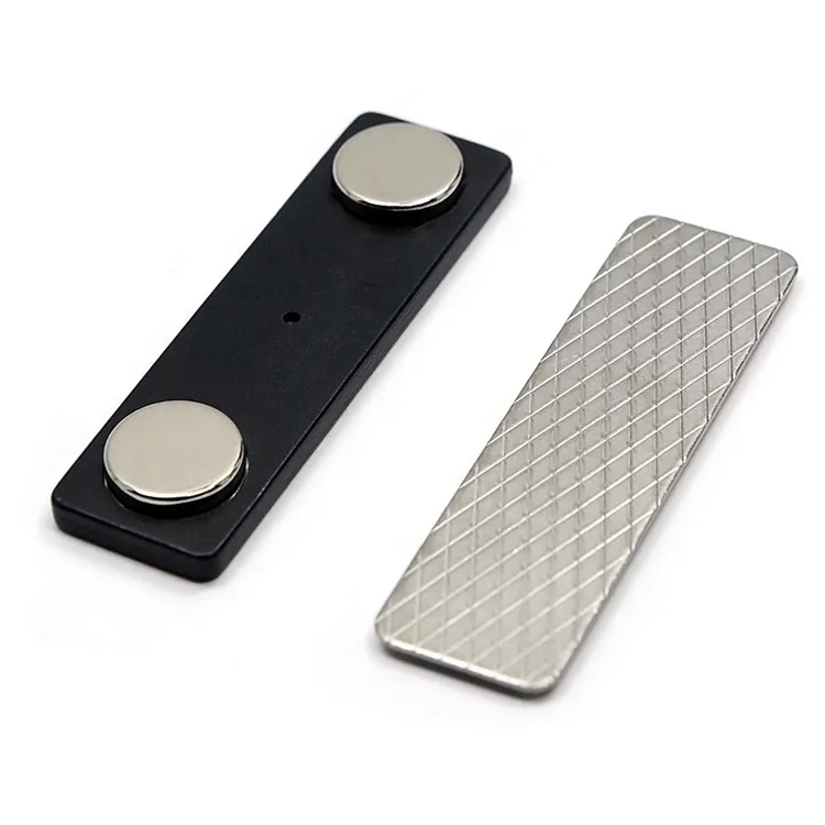 Magnetic Button Name Tag Badge Clip for PVC Nurse Doctor Meeting Badge Card Holder Pin Clip Name Badge Holder