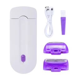 Professional Painless Hair Removal Kit Laser Touch Epilator USB Rechargeable Women Body Face Leg Bikini Hand Shaver Hair Remover