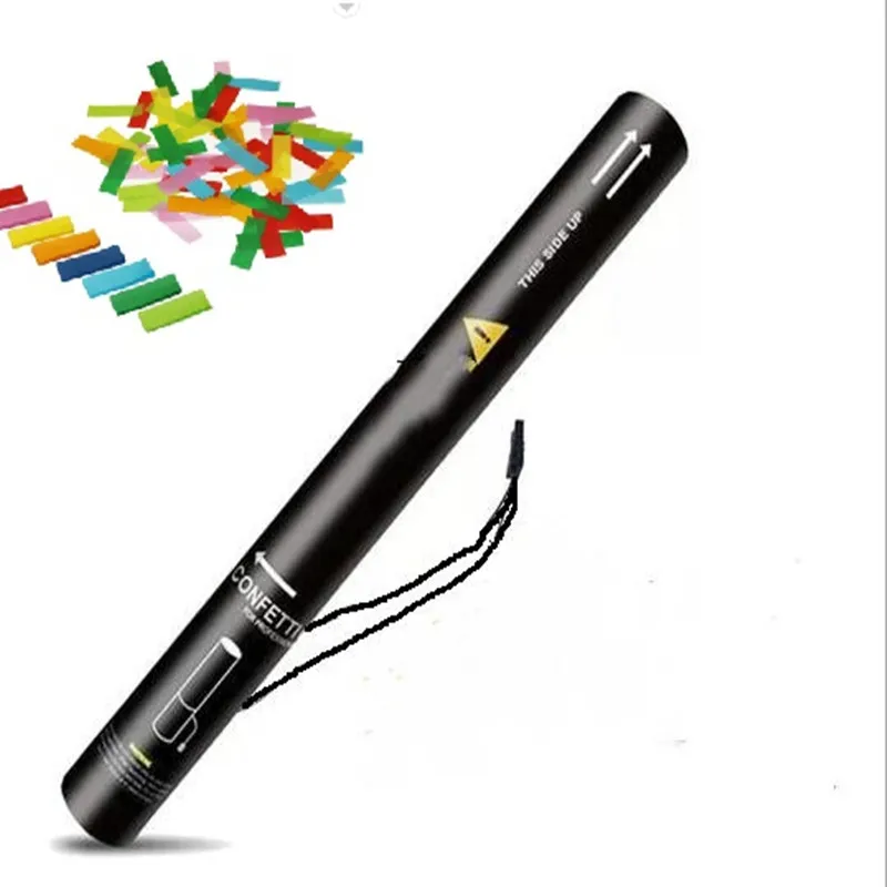 Wholesale INS hot sale rechargeable nightclub wedding electric colorful paper confetti cannon electric